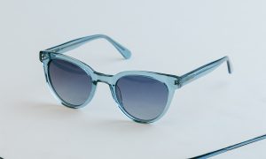 Limitless Faded Blue Cat-Eye Sunglasses