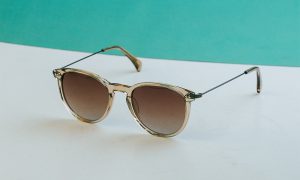 Limitless Round Faded Brown Sunglasses