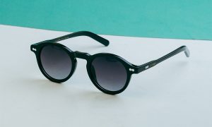 Limitless Black Round Sunglasses