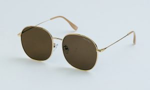 Newmew Golden Metal Frame Sunglasses