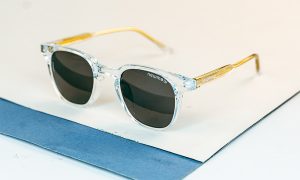 Newmew Transparent Round Sunglasses