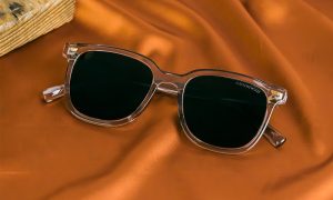 Newmew Transparent Square Sunglasses