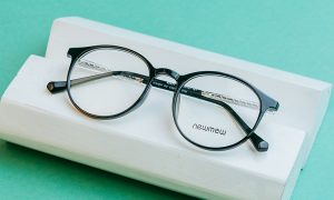 Newmew Black Round Prescription Frame